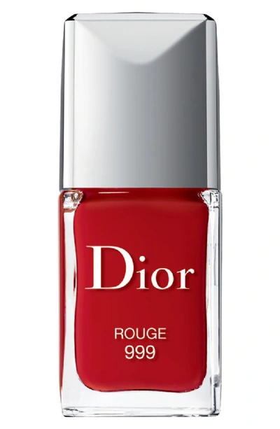 Dior Vernis Gel Shine & Long Wear Nail Lacquer - 999 Rouge 999