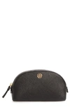 TORY BURCH ROBINSON SMALL LEATHER COSMETIC BAG,46475