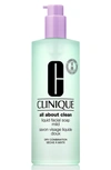 Clinique Jumbo All About Clean Liquid Facial Soap Mild, 13.5 Oz. In Skin Type 1/2