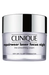 CLINIQUE REPAIRWEAR LASER FOCUS NIGHT LINE SMOOTHING CREAM,ZK5901