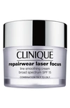 CLINIQUE REPAIRWEAR LASER FOCUS SPF 15 LINE SMOOTHING CREAM FOR DRY TO DRY COMBINATION SKIN,ZK5401