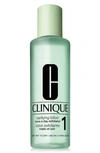 Clinique Clarifying Lotion 1 For Dry To Very Dry Skin 13.5 Oz. In 1 Very Dry To Dry