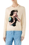 GUCCI SNOW WHITE SEQUIN & WOOL SWEATER,519808X9Q96