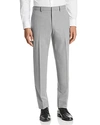 Theory Mayer New Tailor 2 Wool Trousers In Chrome Melange Gray