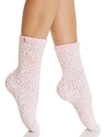 Ugg Australia Chenille Crew Socks In Seashell Pink