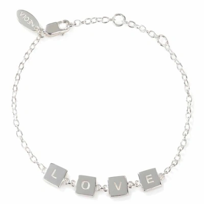 Neola Silver Love Bracelet