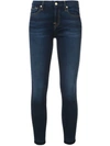 7 For All Mankind Relaxed Skinny Slim Illusion Homeland In Blue