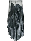 Paula Knorr Panelled Draped Skirt In Black