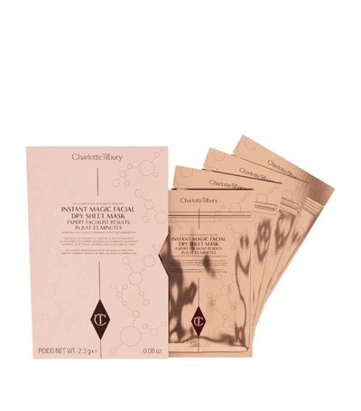 Charlotte Tilbury Instant Magic Facial Dry Sheet Mask, 4 Count In White