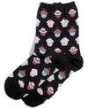 HOT SOX WOMEN'S CUPCAKE FASHION CREW SOCKS