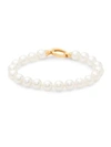 MAJORICA 8MM White Round Pearl Bracelet,0400097499975