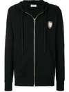 IH NOM UH NIT chest patch zip front hoodie,HOODIE SWEATER WITH EMBR.12724823