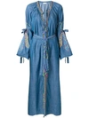 ANJUNA ANJUNA NAVAJO DENIM KIMONO COAT - BLUE,AIDADENIMJ12748265