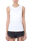 ALEXANDER WANG T HIGH TWIST SLEEVELESS DRAPED TANK,10532113