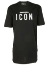 DSQUARED2 ICON EMBROIDERED T-SHIRT,10532008