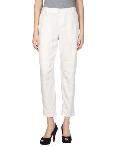 Vince Casual Trousers In Ivory