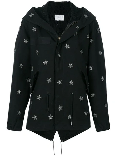 As65 Star-embellished Jacket In Black