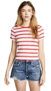 AO.LA AO. LA BY ALICE + OLIVIA JAZMINE CROPPED TEE