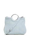 Studio 33 Sorry Not Sorry Satchel In Denim Palms
