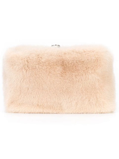 Proenza Schouler Asymmetrical Frame Clutch In Pink