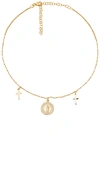 THE M JEWELERS NY THE THREE MEDAL NECKLACE