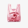 ASHISH ASHISH PINK THANK YOU SEQUIN TOTE,B005PINKRED12561923