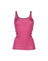 Vince Tank Top In Fuchsia