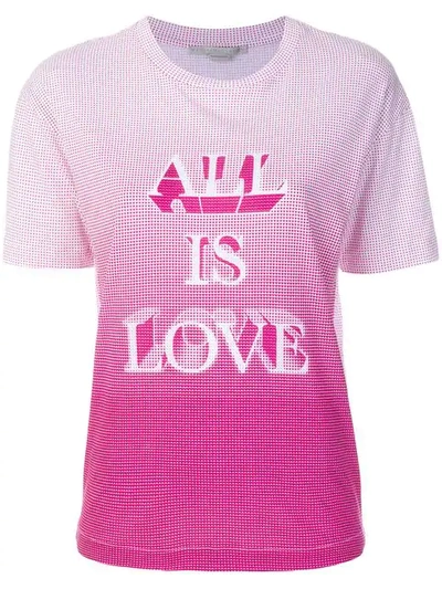 Stella Mccartney All Is Love Printed T-shirt In White