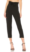 LOVERS & FRIENDS LOVERS + FRIENDS IRVING PANT IN BLACK.,LOVF-WP122