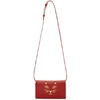CHARLOTTE OLYMPIA Red Feline Shoulder Bag,L001059 GRC