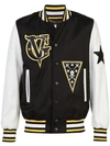 GIVENCHY logo patch bomber jacket,BM0010103N12544557