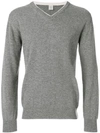 ELEVENTY ELEVENTY V-NECK jumper - GREY,979MA0265MAG2400612741607
