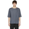 LEMAIRE Grey Poplin T-Shirt,M181T0107 LF213