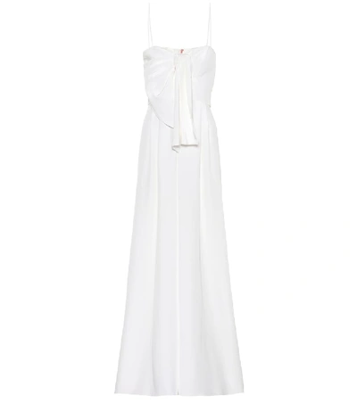 Johanna Ortiz Royal Road Silk Jumpsuit In White