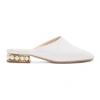 NICHOLAS KIRKWOOD NICHOLAS KIRKWOOD WHITE CASATI PEARL SLIPPERS,902A42NLS1