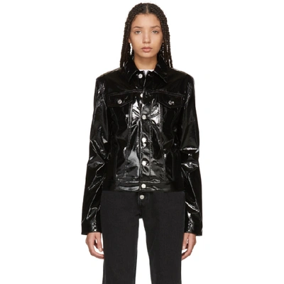 Helmut Lang Fitted Shirt Jacket In Black