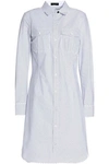RAG & BONE WOMAN STRIPED COTTON-POPLIN SHIRT DRESS WHITE,US 12789547615813366