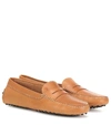 TOD'S GOMMINO LEATHER LOAFERS,P00305151
