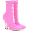 FENDI STRETCH-KNIT ANKLE BOOTS,P00295159