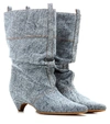 STELLA MCCARTNEY SLOUCHY DENIM BOOTS,P00316382