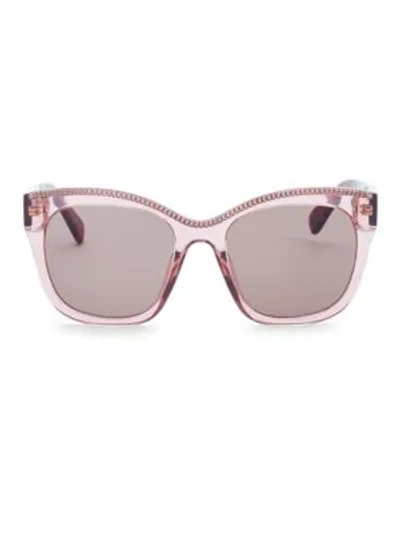 Stella Mccartney 54mm Square Sunglasses In Burgundy
