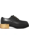 ALEXANDER MCQUEEN LEATHER PLATFORM BROGUES