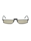 ANDY WOLF White Heat Muhren 52MM Rectangle Sunglasses