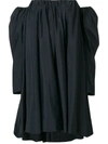 CALVIN KLEIN 205W39NYC RUCHED SILK-BLEND BARDOT DRESS,81WWDB40P02012707640
