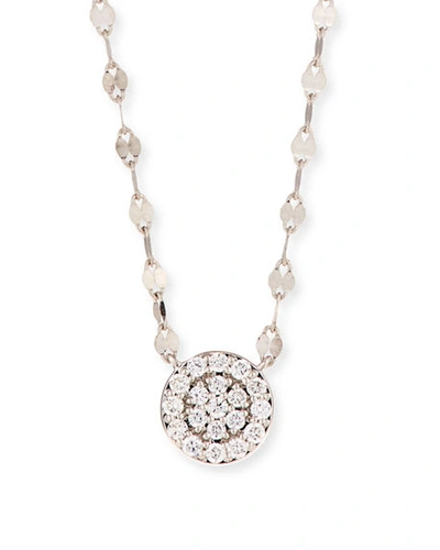 Lana 14k Flawless Diamond Pav&eacute; Disc Pendant Necklace In Rose Gold