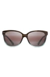 Maui Jim Women's Starfish Polarized Rectangular Sunglasses, 56mm In Sandstone/ Blue