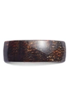 France Luxe 'volume' Rectangle Barrette In Mojave