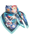 FENDI floral square scarf,FXT103A39512658027