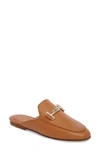 Tod's Embellished Leather Slippers In Cognac