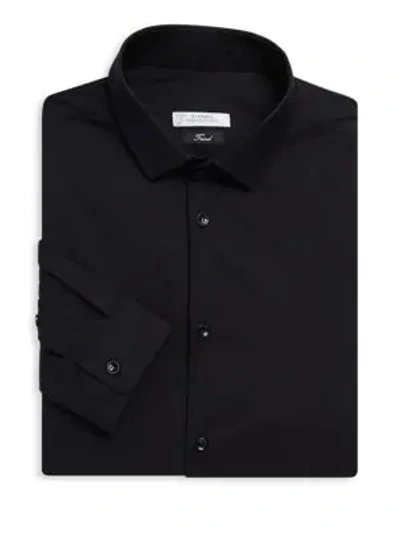 Versace Casual Dress Shirt In Black